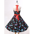 Grace Karin Stock Cotton Halter Ball Vintage Dresses 1950s Style Dresses CL4596-2#